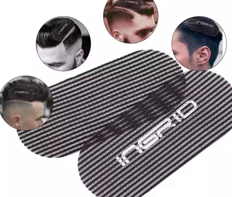 Rzepy do włosów fryzjerskie czarne zestaw 2 sztuki