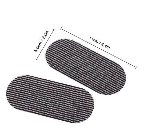 Rzepy do włosów fryzjerskie czerwone zestaw 2 sztuki