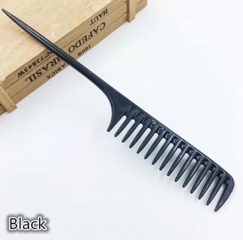 Szeroki szpikulec CURL do separacji włosów kręconych kolor czarny