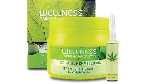 Wellness Premium Products Wellplex maska wzmacniająca do włosów 500ml + 4 ampułki 10ml