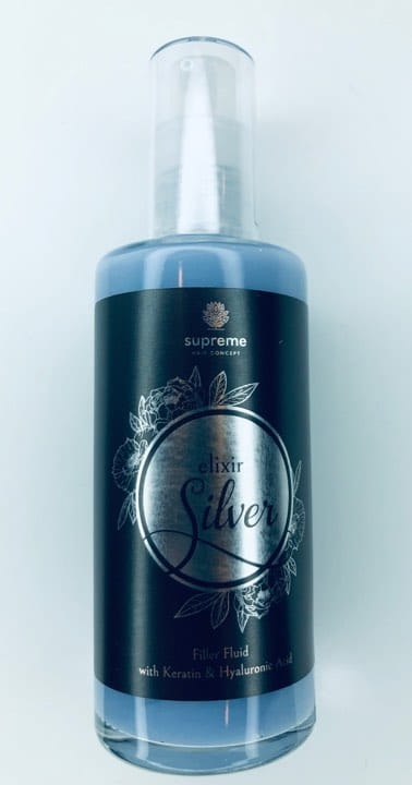 Supreme Elixir Silver fluid wygładzająco-uszczelniający do włosów blond i siwych 100ml