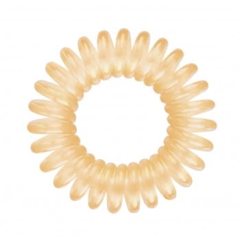 HH Simonsen Hair Cuddles Gold złote sprężynowe gumki do włosów 3 szt.