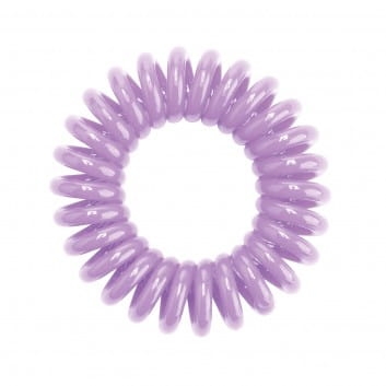 HH Simonsen Hair Cuddles Purple fioletowe sprężynowe gumki do włosów 3 szt.