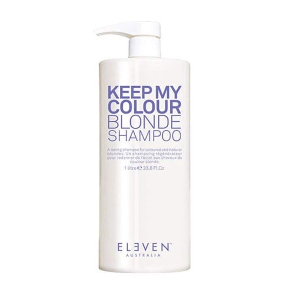 Eleven Australia Keep My Colour Blonde Shampoo fioletowy szampon do włosów blond salonowy z pompką 960ml
