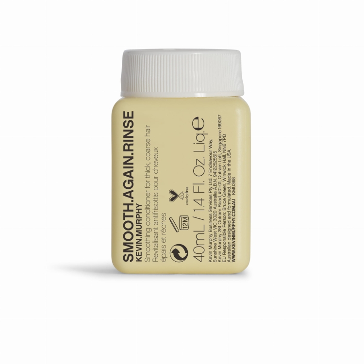 Kevin Murphy SMOOTH-AGAIN.RINSE odżywka wygładzająca i głęboko odżywcza do włosów puszących się wersja podróżna mini 40ml