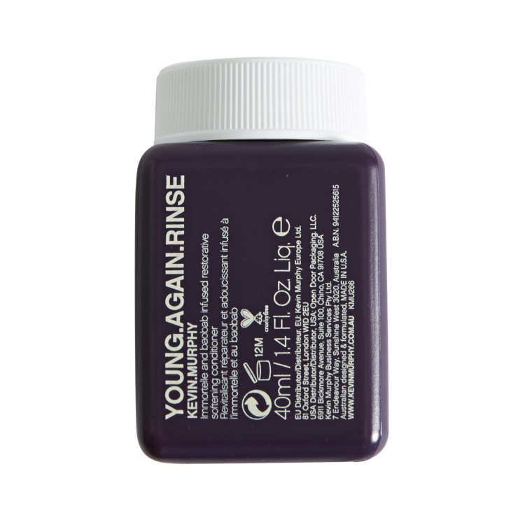 Kevin Murphy YOUNG.AGAIN.RINSE odżywka odmładzająca i głęboko odbudowująca do włosów zniszczonych wersja podróżna mini 40ml