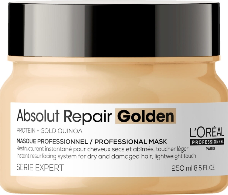 L'Oréal Professionnel Serie Expert Absolut Repair Gold złota maska regenerująca do włosów zniszczonych i cienkich 250ml