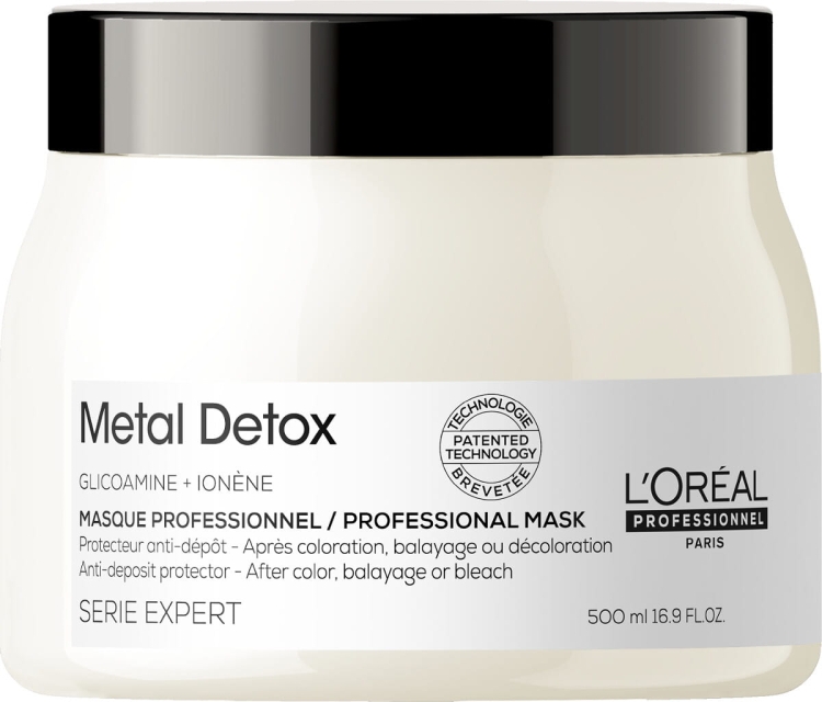 L'Oréal Professionnel Metal Detox Mask maska do włosów farbowanych neutralizująca metale 500ml