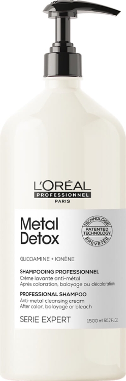 L'Oréal Professionnel Serie Expert Metal Detox profesjonalny szampon-kuracja neutralizujący metale do włosów farbowanych 1500ml