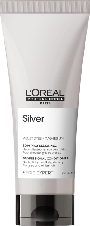 L'Oréal Professionnel Serie Expert Silver profesjonalna odżywka neutralizująca żółte tony do włosów siwych i blond 200ml
