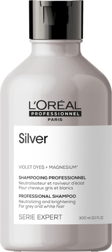 L'Oréal Professionnel Serie Expert Silver profesjonalny szampon neutralizujący żółte tony do włosów siwych i blond 300ml