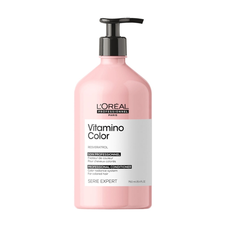 L’Oréal Professionnel Serie Expert Vitamino Color Odżywka do włosów koloryzowanych 750 ml – ochrona koloru i połysk