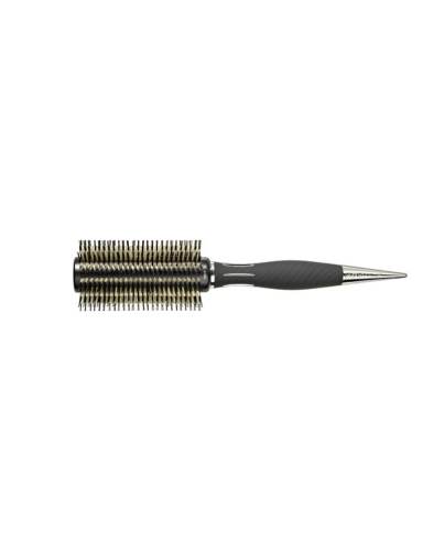 Kent Salon KS17B profesjonalna okrągła szczotka z naturalnym włosiem dzika i nylonem do modelowania 60mm z etui