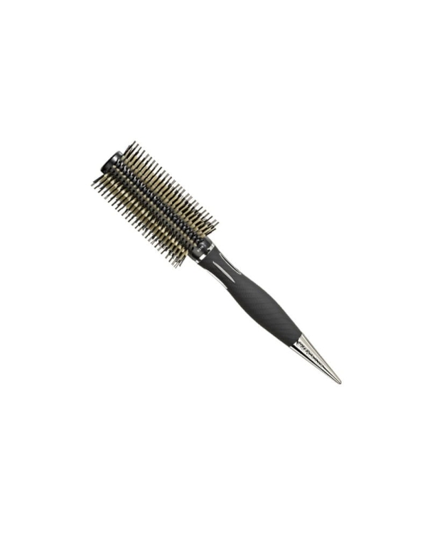 Kent Salon KS16B profesjonalna okrągła szczotka z naturalnym włosiem dzika i nylonem do modelowania 54mm z etui