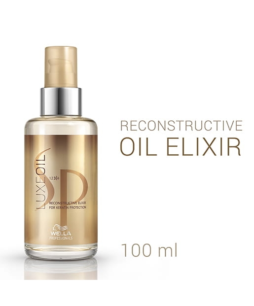 System Professional SP Wella LuxeOil Keratin Protect Elixir luksusowy olejek ochrona keratyny do włosów zniszczonych 100ml