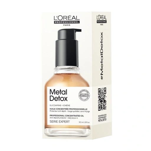 L'Oreal Professionnel Metal Detox skoncentrowany olejek ochronny przeciw odkładaniu się metali na włosach 50ml
