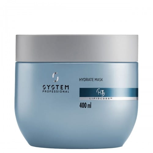 System Professional Hydrate Mask H3 luksusowa maska intensywnie i głęboko nawilżająca do włosów suchych 400ml