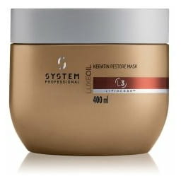 System Professional Luxe Oil Keratin Restore Mask L3 luksusowa maska intensywnie odbudowująca keratynę z olejkami 400ml