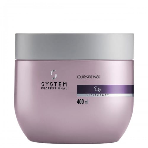System Professional Color Save Mask C3 luksusowa maska intensywnie regenerująca i chroniąca kolor włosów farbowanych 400ml