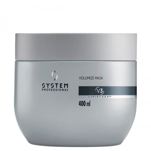 System Professional Volumize Mask V3 luksusowa lekka maska nadająca objętość i wzmacniająca włosy cienkie i delikatne 400ml