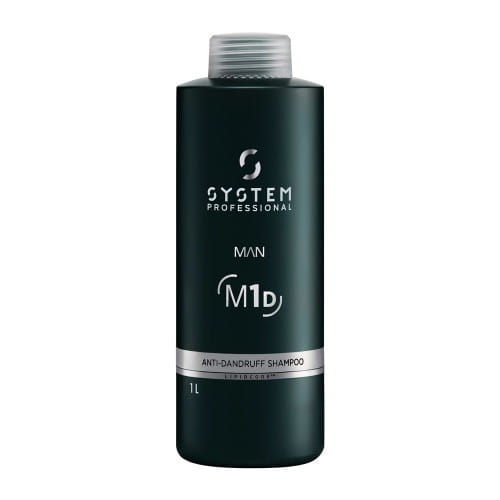 System Professional Man Anti-Dandruff Shampoo M1D profesjonalny męski szampon przeciwłupieżowy butelka salonowa XXL 1000ml