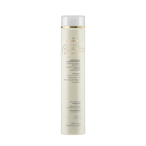 Medavita Blondie Sunset Blonde Enhancing Shampoo profesjonalny szampon ożywiający miodowe i ciepłe odcienie blond 250ml