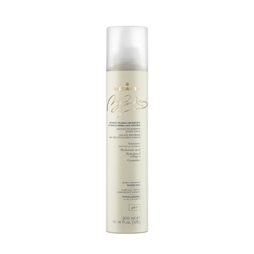 Medavita Blondie Sunset Blonde Enhancing Conditioner Hair Mousse profesjonalna pianka odżywczo-koloryzująca bez spłukiwania do ciepłych i miodowych blondów 300ml