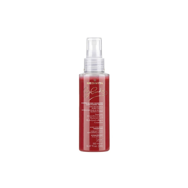 Medavita Blondie Copper Blonde Enhancing Conditioning Serum profesjonalne serum wzmacniająco-koloryzujące bez spłukiwania do miedzianych i rudych blondów 150ml