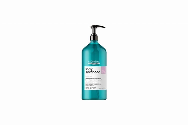 L'Oréal Professionnel Scalp Advanced Anti-Discomfort profesjonalny dermo-regulujący szampon kojący do wrażliwej i podrażnionej skóry głowy 1500ml
