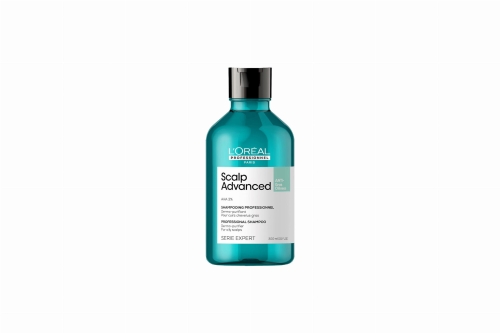 L'Oréal Professionnel Scalp Advanced Anti-Oiliness profesjonalny dermo-oczyszczający szampon do przetłuszczającej się skóry głowy 300ml