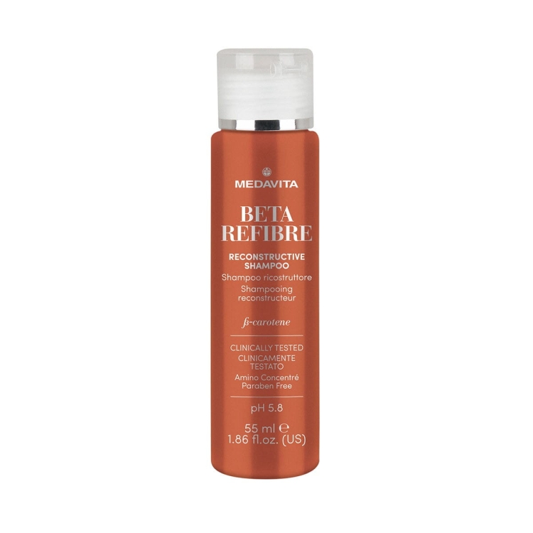Medavita B-Refibre Reconstructive Shampoo profesjonalny szampon rekonstrukcyjny do włosów zniszczonych pH 5.5 55ml