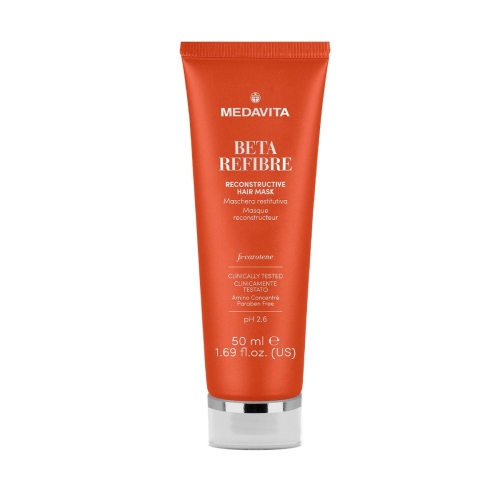 Medavita B-Refibre Reconstructive Hair Mask profesjonalna maska rekonstrukcyjna do włosów zniszczonych pH 2.6 50ml