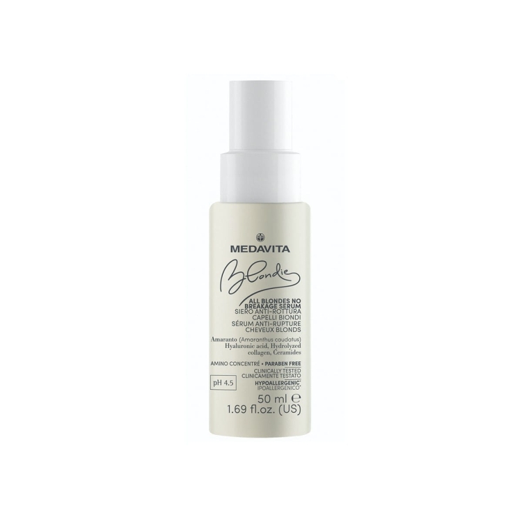 Medavita Blondie All Blondes No Breakage Serum odbudowujące serum przeciw łamaniu włosów blond pH 3.5 50ml