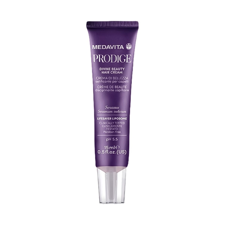 Medavita Prodige Divine Beauty Hair Cream luksusowy krem intensywnie regenerujący bez spłukiwania 15ml