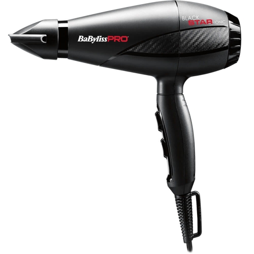 BaByliss PRO Black Star profesjonalna lekka suszarka do włosów z jonizacją 2200W BAB6250IE