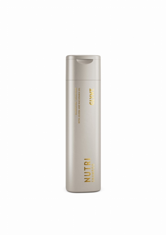 Glynt Nutri Shine Shampoo profesjonalny wegański szampon intensywnie odżywiający i nabłyszczający do włosów suchych i uwrażliwionych 250ml
