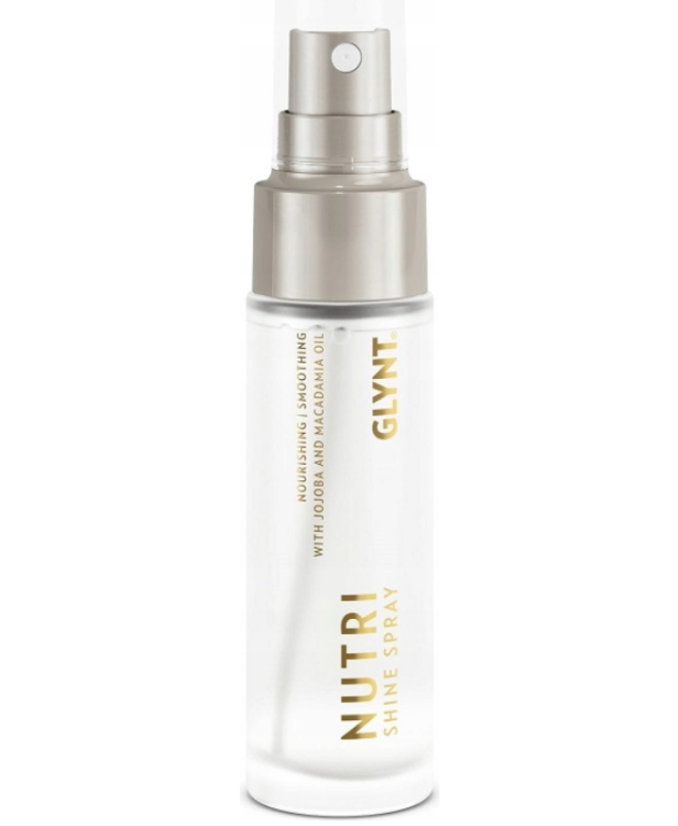 Glynt Nutri Shine Spray profesjonalny wegański olejek w mgiełce intensywnie odżywiający i nadający połysk włosom suchym 30ml