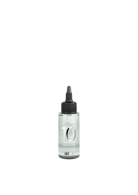 Glynt Trijuven Smoothing Water ekspresowa wegańska odżywka lamelarna w płynie nadająca efekt lustrzanej tafli 75ml