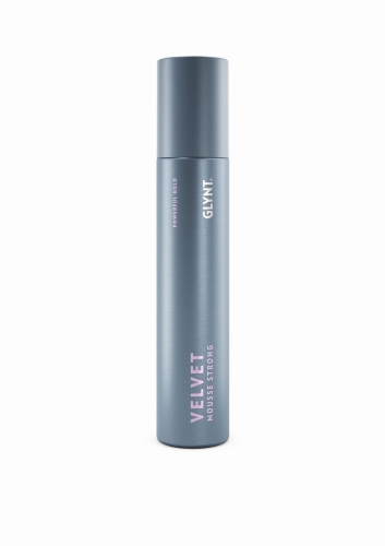 Glynt Velvet Mousse Strong profesjonalna wegańska pianka nadająca mocne utrwalenie i dodatkową objętość włosów 200ml