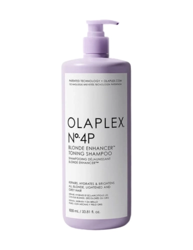 Olaplex No.4P Blonde Enhancer Toning Shampoo profesjonalny szampon tonizujący z fioletowym pigmentem do włosów blond 1000ml