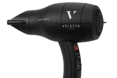 Velecta Paris Iconic TGR 2.0 profesjonalna kompaktowa i lekka suszarka do włosów z jonizacją czarna