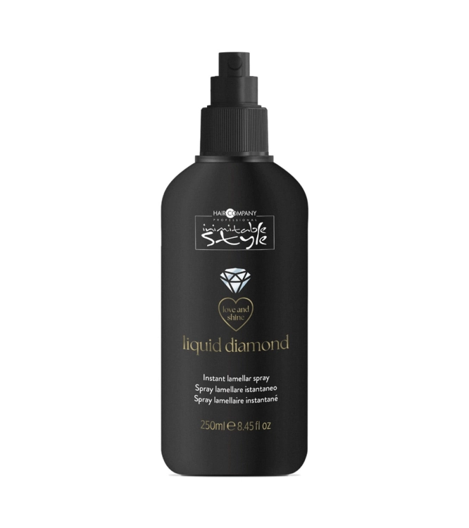 Hair Company Inimitable Style Liquid Diamond profesjonalna laminująca maska w sprayu do włosów z efektem diamentowego blasku 250ml