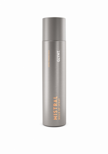 Glynt Mistral Build Up Spray profesjonalny wegański lakier do włosów o ekstremalnie mocnym utrwaleniu i uniesieniu od nasady 300ml