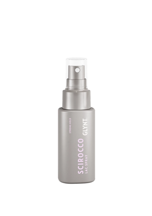 Glynt Scirocco Lac Spray profesjonalny wegański lakier w sprayu do mocnego i elastycznego utrwalenia włosów wersja podróżna 50ml