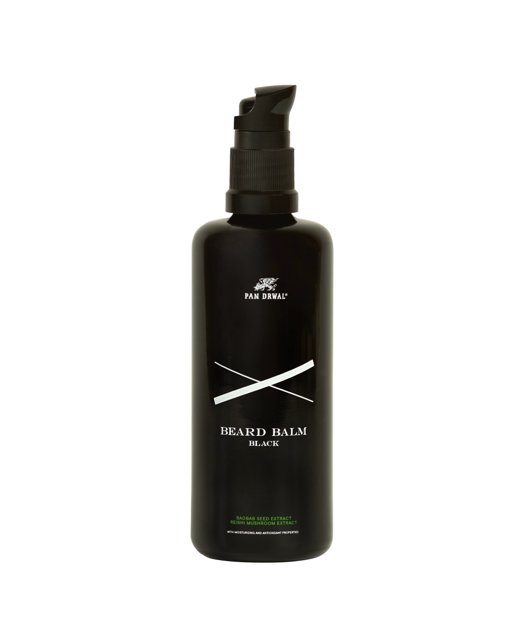 Pan Drwal Black naturalny odżywiający balsam do brody z masłem shea 100ml