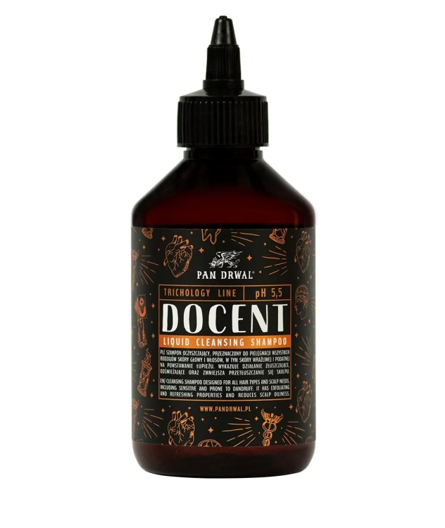 Pan Drwal Docent – oczyszczający szampon do skóry głowy z problemami 250ml