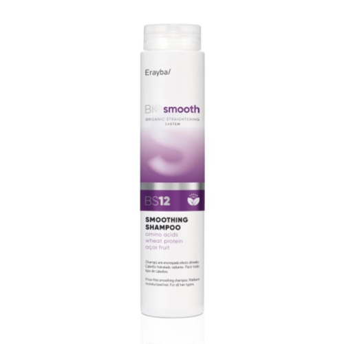 Erayba Bio Smooth Smoothing Shampoo BS12 – wegański szampon wygładzający i dyscyplinujący włosy 250ml