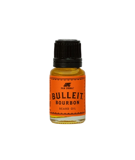 Pan Drwal Bulleit Bourbon olejek do brody o zapachu whiskey i pomarańczy 10ml