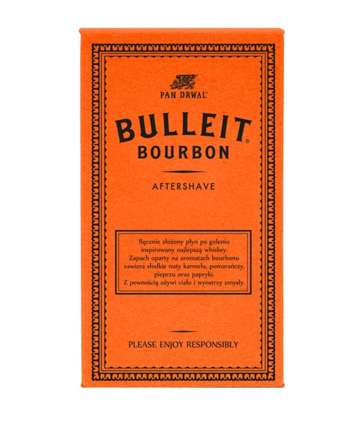 Pan Drwal Bulleit Aftershave woda po goleniu zapach bourbonu 100ml