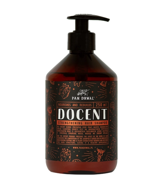 Pan Drwal Docent specjalistyczny szampon wzmacniający do włosów i wrażliwej skóry głowy z peptydami 250ml